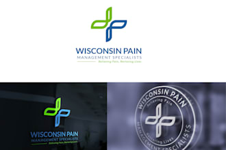 design a modern custom medical and healthcare brand logo