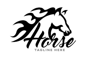 design a professional horse logo