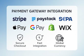 payment gateway sepa paystack stripe apple pay google pay wix shopify payment
