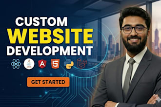 build or rebuild website and website development as full stack web developer