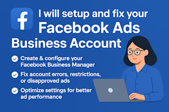 setup and fix your facebook ads business account fix issues