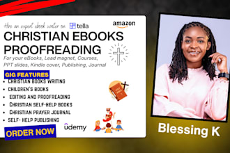 write christian ebook, christian book editing and formatting translation, amazon