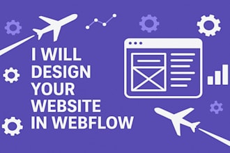 build responsive, SEO optimized webflow websites or exact replicas designs