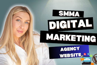 build a startup website, smma website or digital marketing agency website