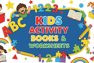 do kindergarten, preschool, kid activity book, worksheet, book cover, sudoku