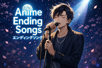sing your anime opening, jpop cover, or game music as a male japanese vocalist