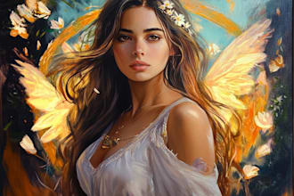 make a creative digital artwork digital illustrations and concept art