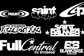design y2k grunge streetwear logo