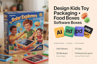 design box packaging, toy, and boxes for kids and baby products