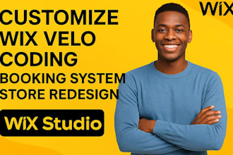 custom wix velo code,website booking system, shopify liquid coding,wix studio