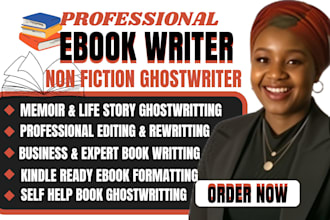 be nonfiction ebook ghostwriter self help ebook amazon kdp kindle book writer