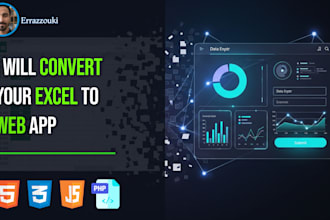 turn your excel into a web app or interactive business calculator