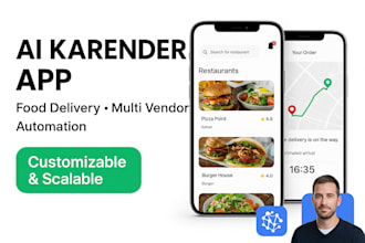 build ai karenderia app automated ordering multi vendor smart delivery tracking
