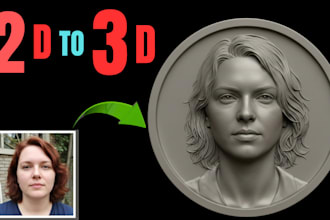 do 3d bas relief 3d coin pendant trophy badges 3mf logo lightbox for 3d printing