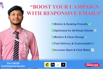 design and code responsive HTML email templates