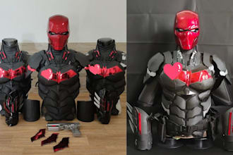 design 3d helmet print and paint 3d cosplay armor 3d accessories for 3d printing