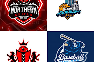 design sports logo for team, event, league,