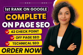 do onpage SEO and technical optimization for your wix framer squarespace website