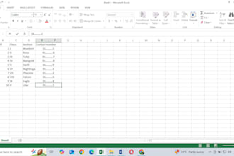 create academic microsoft excel documents