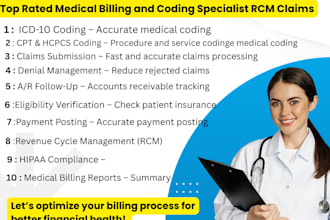 be top rated medical billing and coding specialist rcm