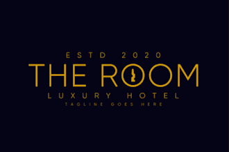 design luxury hotel logo within 24hrs