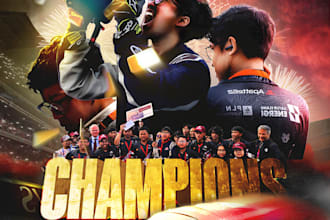 create a sport and racing poster