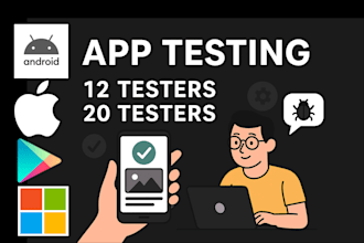 provide 12 or 20 testers for testing