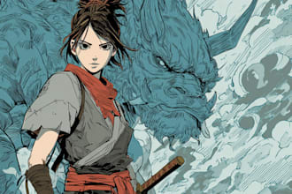 design unique anime and manga artwork