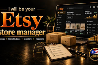 be your etsy store manager