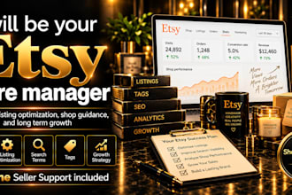 be your etsy store manager