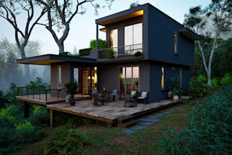 provide high quality 3d modeling and photorealistic rendering services