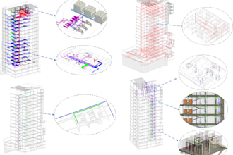 do bim revit mep modeling,drawings,coordination and clash detection