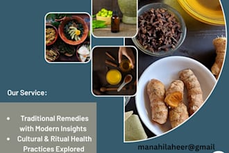 write articles and ebooks on medicinal herbs and natural remedies