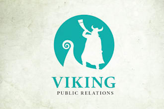 design a vintage viking business logo with a bold nordic touch