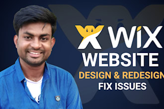 redesign wix website, fix wix website issues and make it responsive