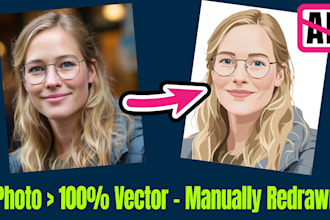 convert your photo into a clean vector graphic no ai