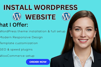 install wp theme edit, customize wordpress template design responsive wp website