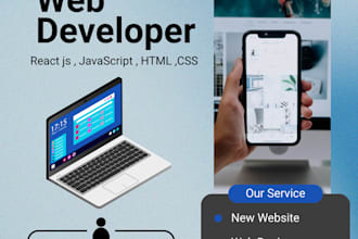 be a mern stack , react js , html css and php or laravel developer