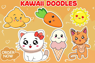 design custom vtuber logo, anime, jrpg, cute kawaii for streamer