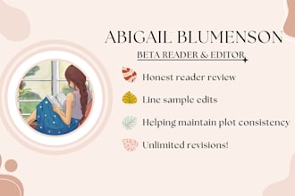 beta read your fantasy or romance manuscript