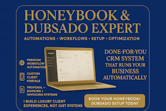 automate honeybook dubsado hubspot CRM and client onboarding for creatives