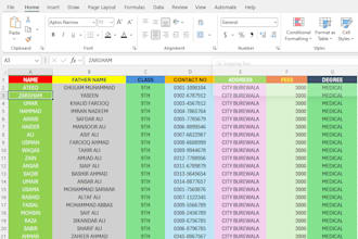 do excel data entry, copy paste, typing, convert PDF, data entry, web research