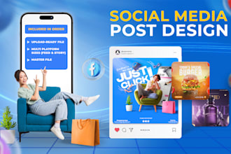 design social media posts, conversion focused, 24h delivery