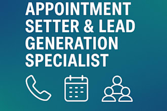 your professional appointment setter and lead generation specialist