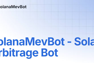 develop solana trading bot, crypto arbitrage bot, copy trading solana volume bot