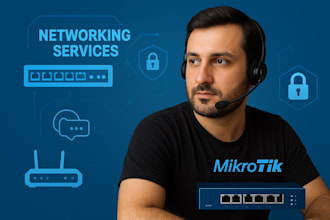 configure and troubleshoot mikrotik routers and switches