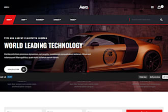 design automotive shopify store automotive store auto part store automotive