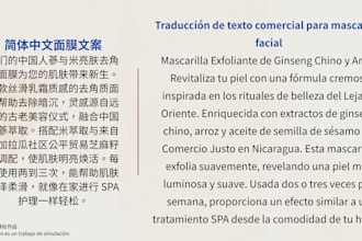 translate from spanish to traditional chinese, simplified chinese and vice versa