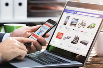 build ecommerce app and website marketplace online store or dropshipping website