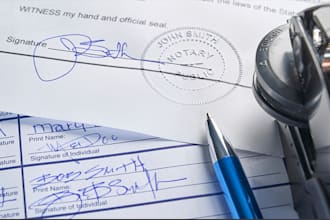 do notary service, notarize your legal documents and legal stamp your documents